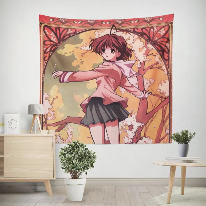 Nagisa Furukawa Clannad Heartfelt Journey Anime Wall Tapestry