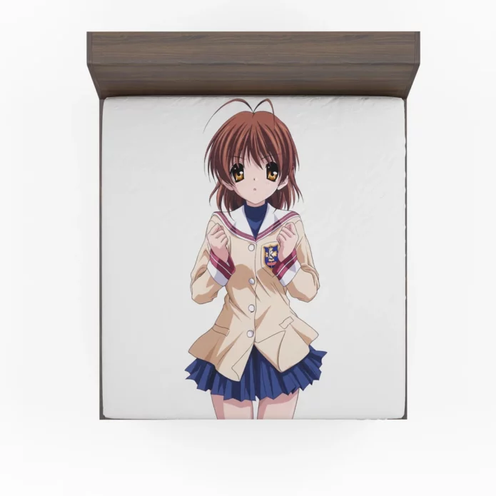 Nagisa Furukawa Clannad Heartwarming Tale Anime Fitted Sheet