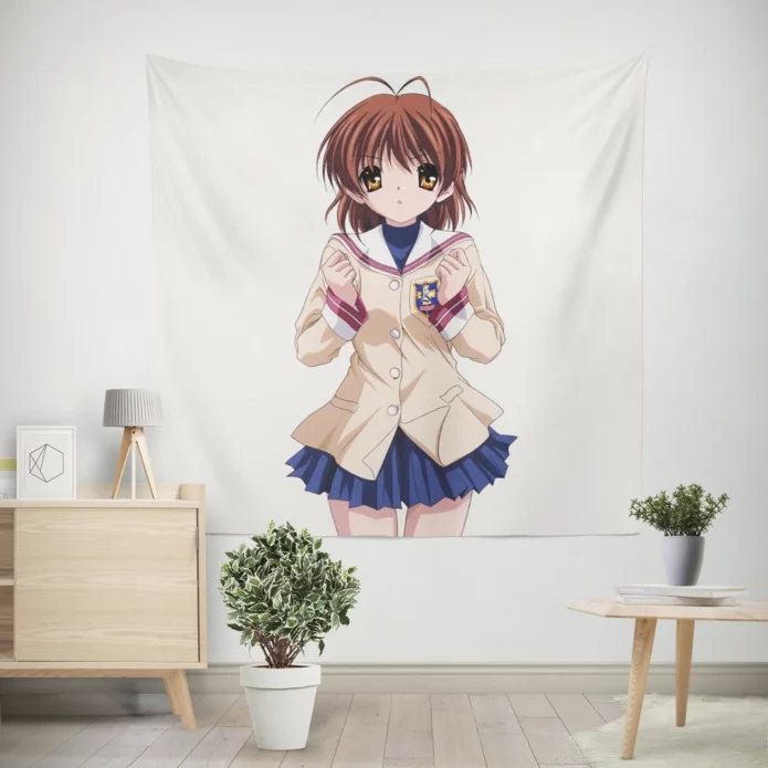 Nagisa Furukawa Clannad Heartwarming Tale Anime Wall Tapestry