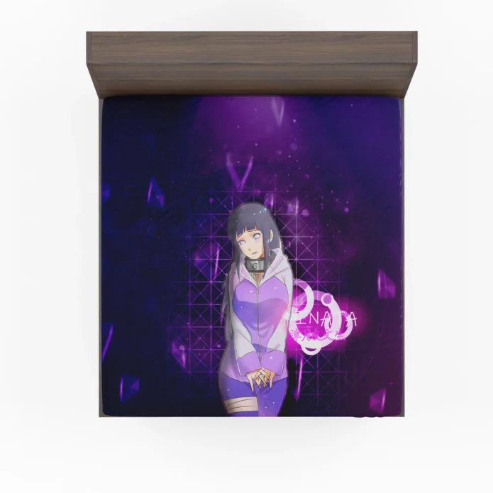 Naruto Hinata Echoes of Strength Anime Fitted Sheet