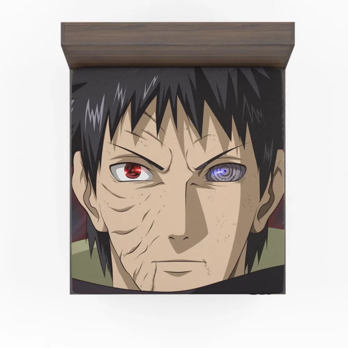 Naruto Obito Legacy Anime Naruto Fitted Sheet