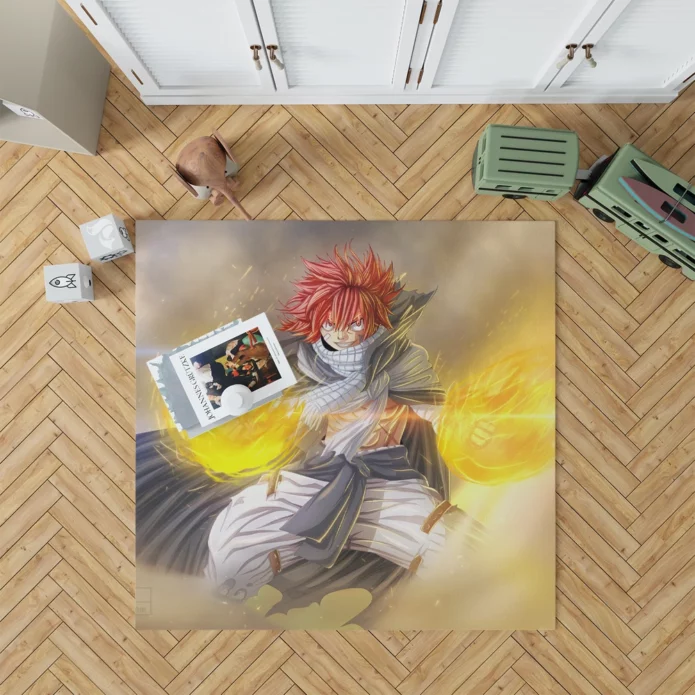 Natsu Dragneel A Dragon Slayer Tale Anime Rug