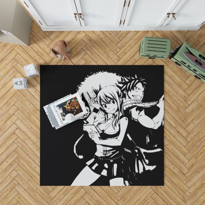 Natsu Dragneel Friends and Adventures Anime Rug