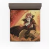 Natsu Dragneel Roaring Flames of Power Anime Fitted Sheet
