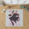 Overwatch DVa Master of Mech Anime Rug