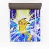 Pikachu Electric Thunder Strikes Again Anime Fitted Sheet