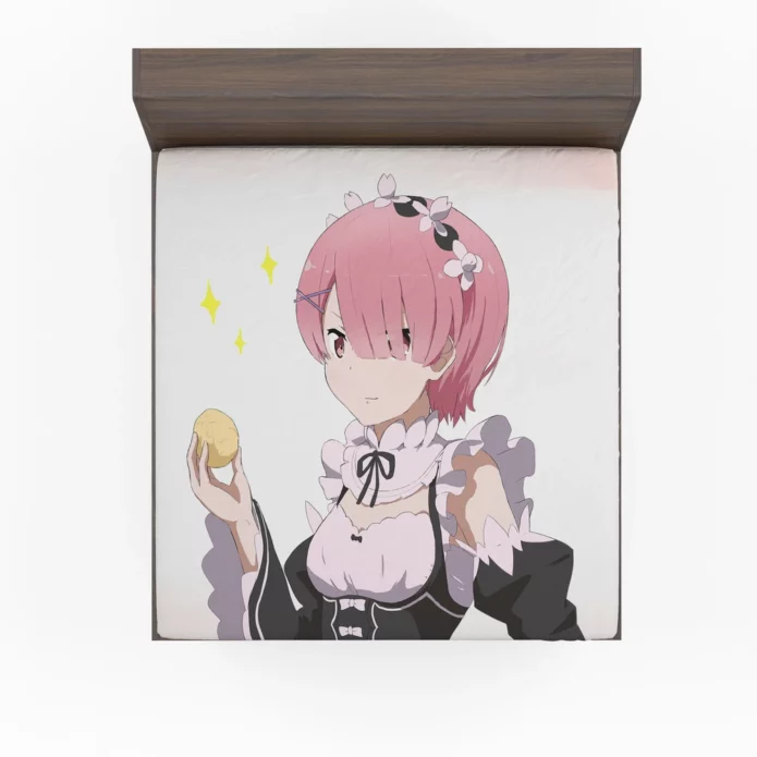 Re ZERO Ram Maid Marvel Anime Fitted Sheet