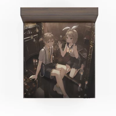 Rin and Len Kagamine Vocaloid Harmony Anime Fitted Sheet
