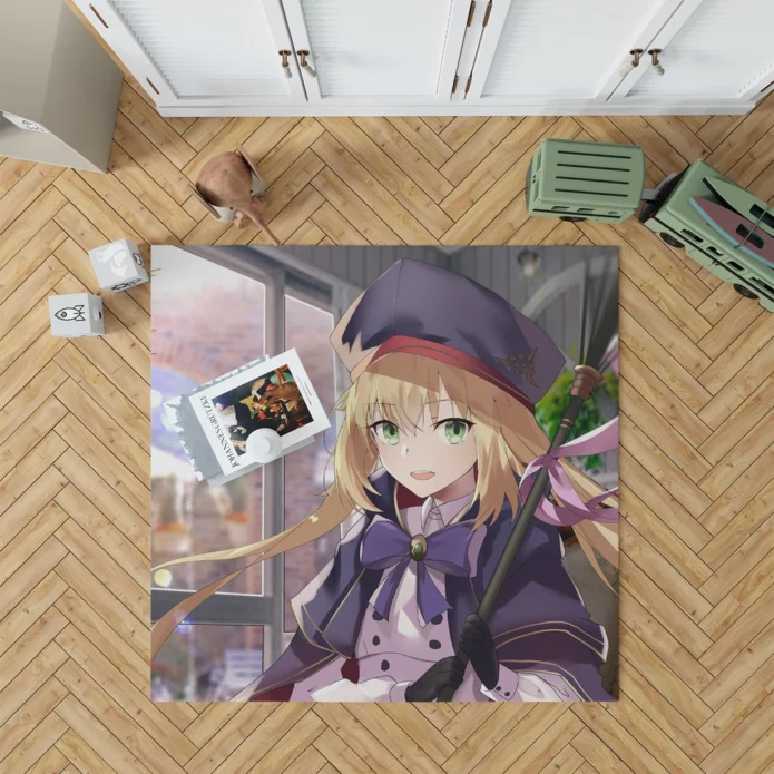 Saber Caster Form A Fate Grand Order Tale Anime Rug