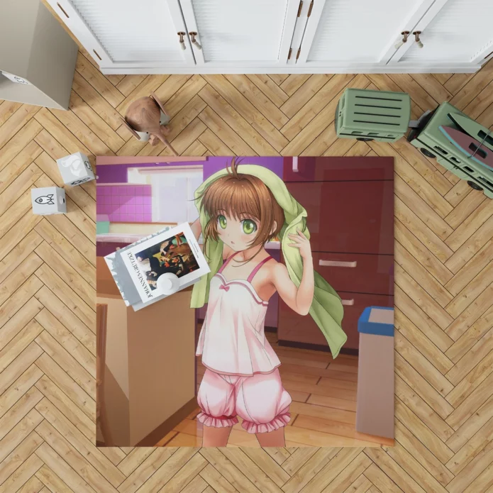 Sakura Kinomoto Cardcaptor Magical Quest Anime Rug