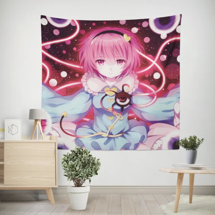 Satori Komeiji Touhou Mind Reader Anime Wall Tapestry