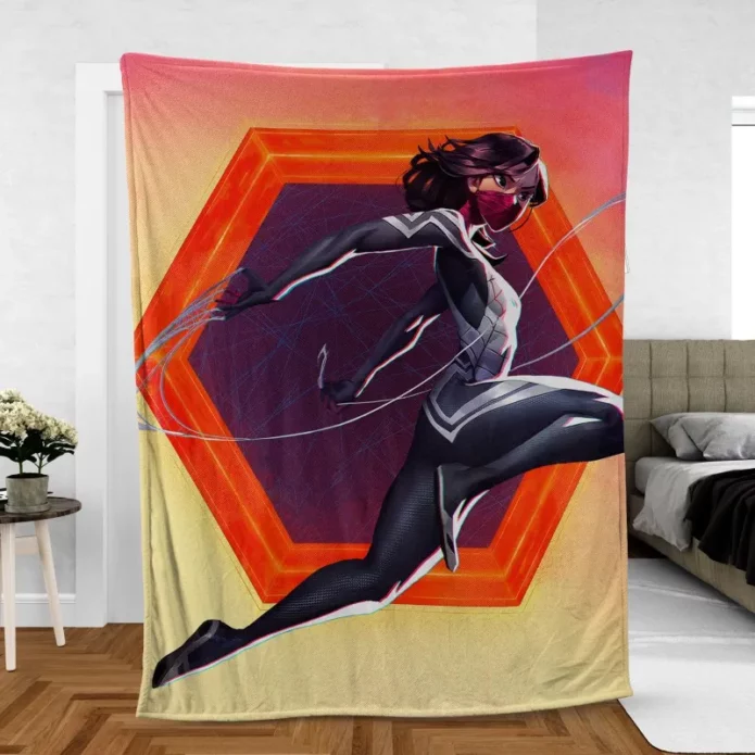 Silk SpiderMans Multiverse Ally Fleece Blanket