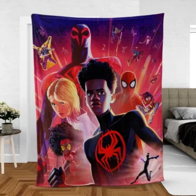 SpiderMan Multiverse Odyssey Fleece Blanket