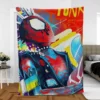 SpiderPunk Rocking Hero Fleece Blanket