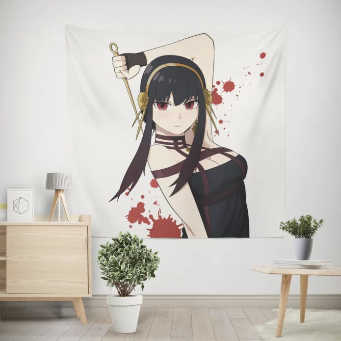 Spy x Family Yor Espionage Feats Anime Wall Tapestry