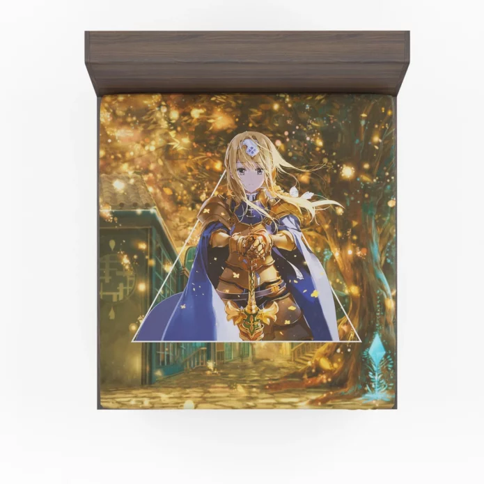Sword Art Online Alice Adventure Awaits Anime Fitted Sheet