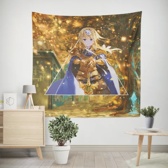 Sword Art Online Alice Adventure Awaits Anime Wall Tapestry