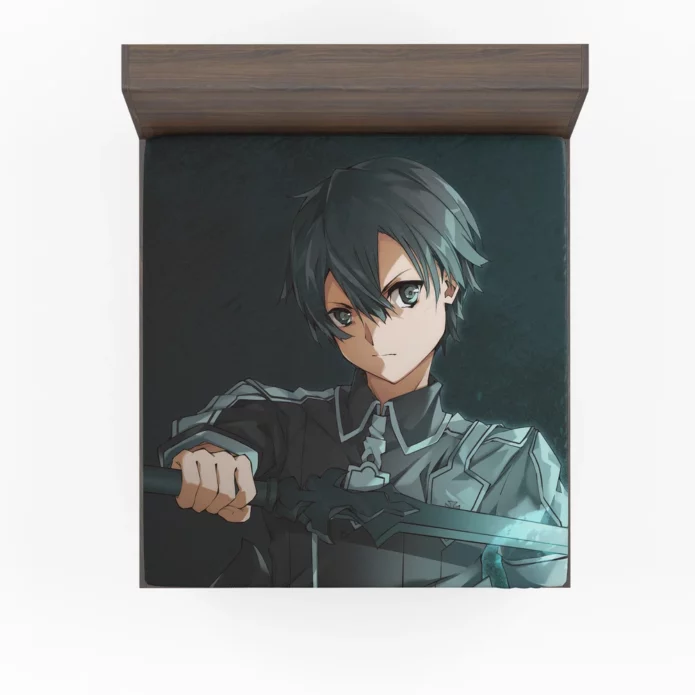 Sword Art Online Kirito VR Odyssey Anime Fitted Sheet