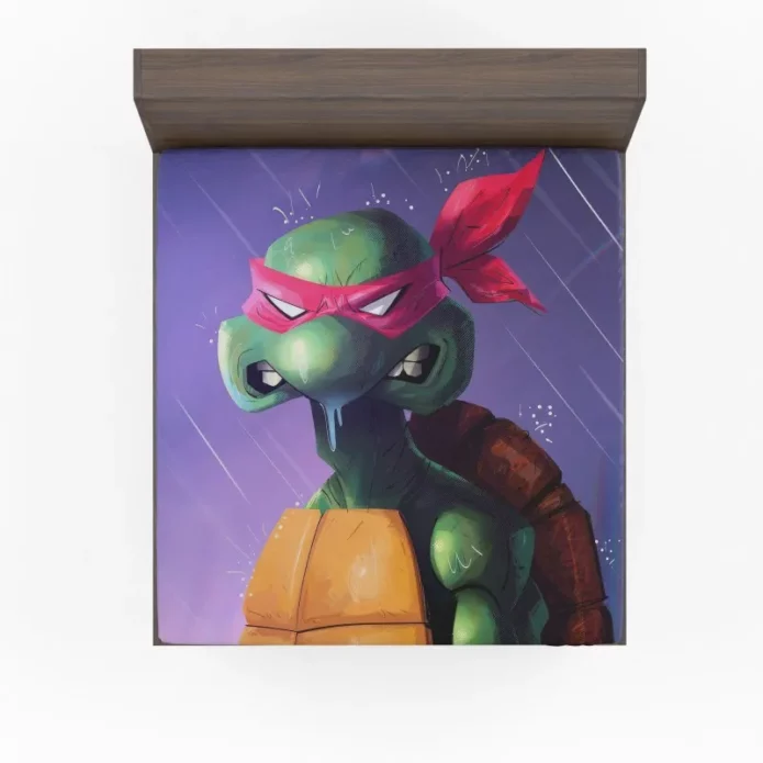 Tmnt In The Rain Shadows Of The City Fitted Sheet