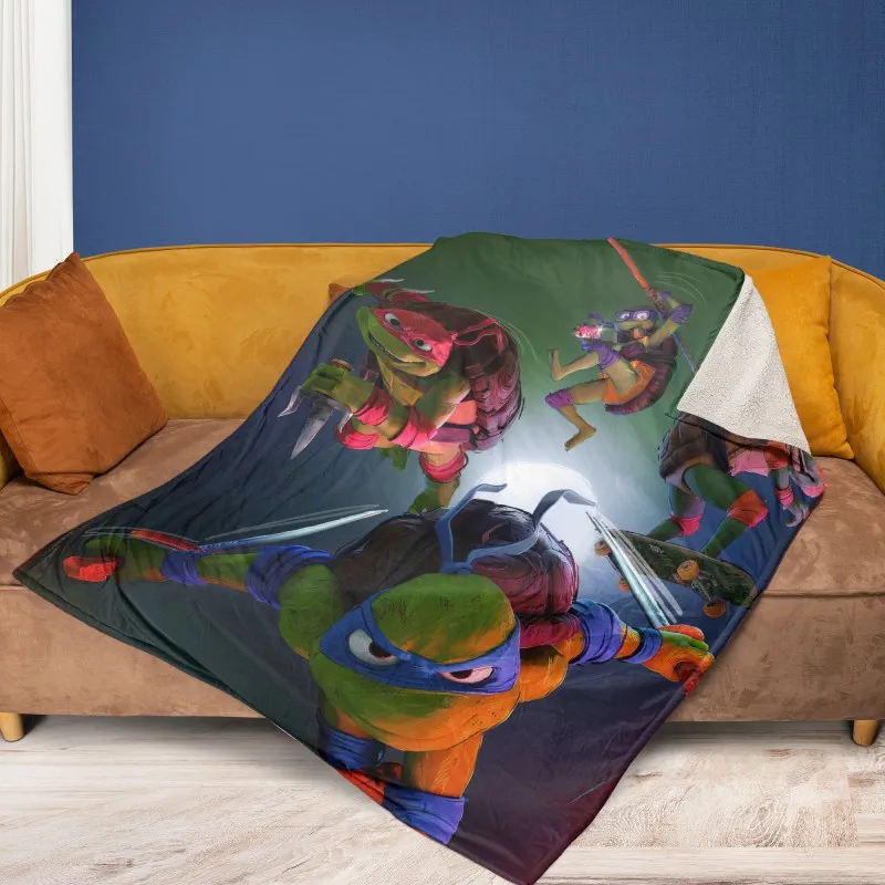 Teenage Mutant Ninja Turtles Mutant Mayhem Unleashed Fleece Blanket