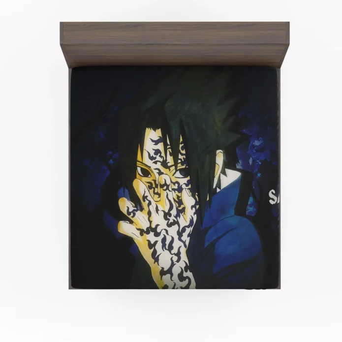 The Avenger Returns Uchiha Sasuke Anime Fitted Sheet