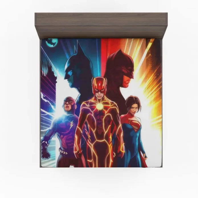 The Flash Movie Speed Force Unleashed Fitted Sheet