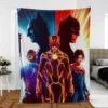 The Flash Movie Speed Force Unleashed Fleece Blanket