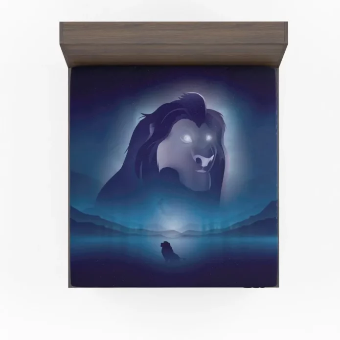 The Lion King Movie Poster Majestic Roar Fitted Sheet