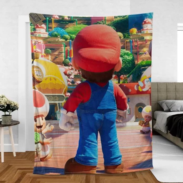 The Super Mario Bros Adventure Fleece Blanket
