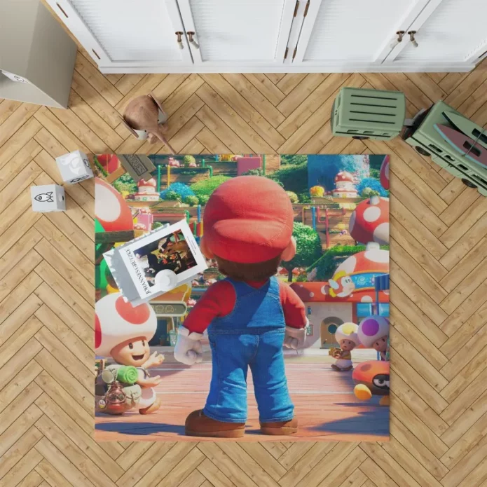 The Super Mario Bros Adventure Rug