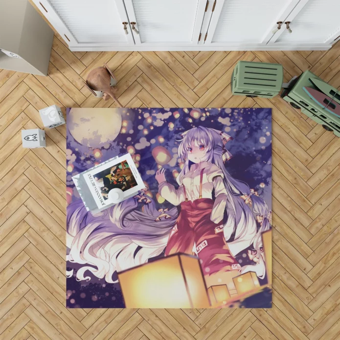 Touhou Eternal Fire Fujiwara no Mokou Anime Rug