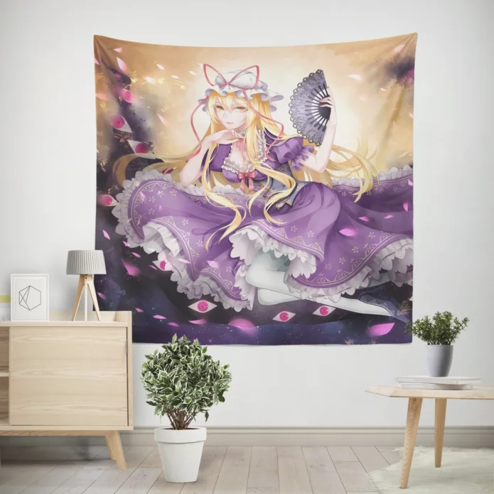 Touhou Yukari Dimensional Masterpiece Anime Wall Tapestry