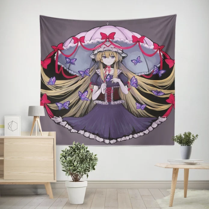 Touhou Yukari Phantasmal Abilities Anime Wall Tapestry