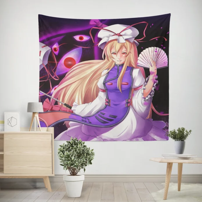 Touhou Yukari Realm-Bending Magic Anime Wall Tapestry
