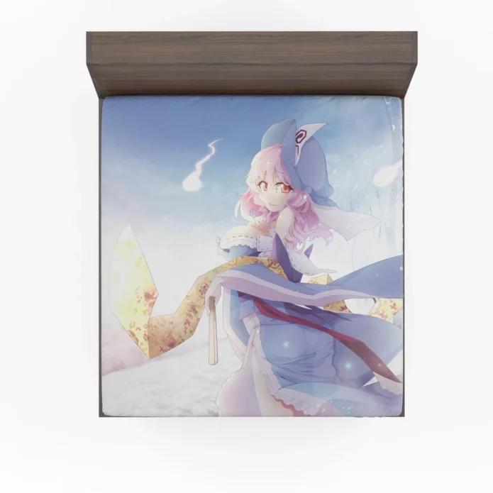 Touhou Yuyuko Haunting Mysteries Anime Fitted Sheet