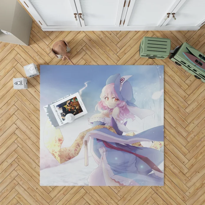 Touhou Yuyuko Haunting Mysteries Anime Rug