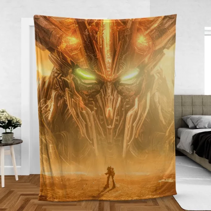 Transformers Rise of the Beasts An Epic Transformation Fleece Blanket