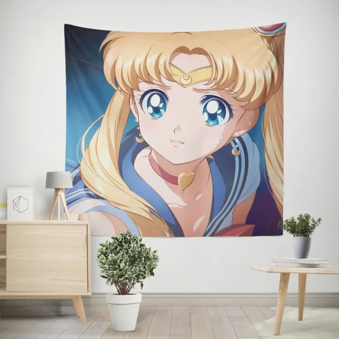 Usagi Tsukino Sailor Moon Heroine Anime Wall Tapestry