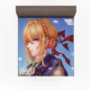 Violet Evergarden Soulful Anime Adventures Fitted Sheet