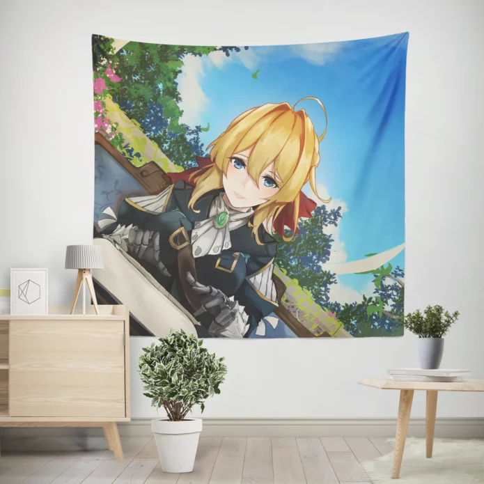 Violet Evergarden Stories of Emotion Anime Wall Tapestry