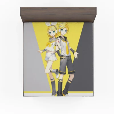 Vocaloid V4 Twins Rin and Len Anime Fitted Sheet