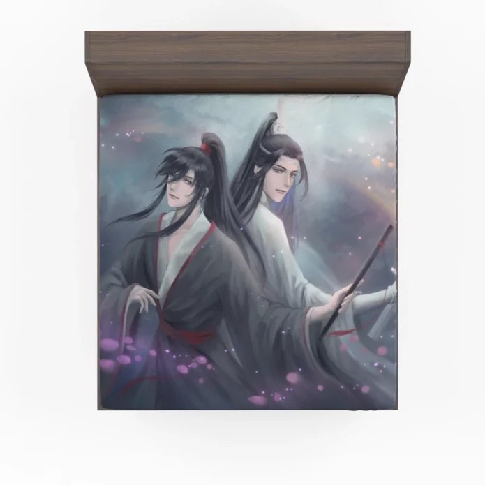 Wei Ying and Lan Zhan Connection Anime Fitted Sheet
