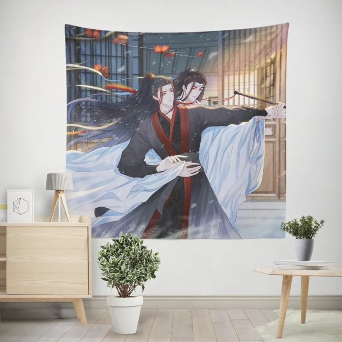 Wei and Lan Mo Dao Tale Anime Wall Tapestry