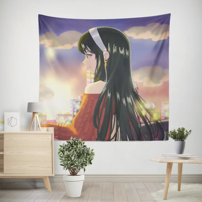 Yor Forger Mecha Art Spy x Family Anime Wall Tapestry