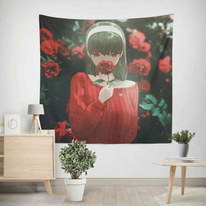 Yor Forger Spy x Family Schemer Anime Wall Tapestry
