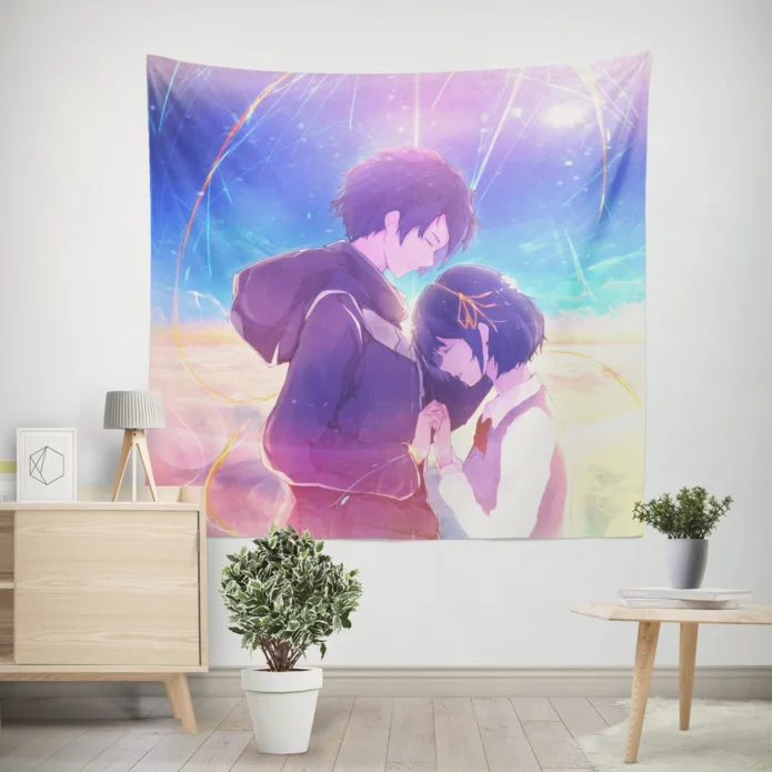 Your Name Mitsuha and Taki Tale Anime Wall Tapestry