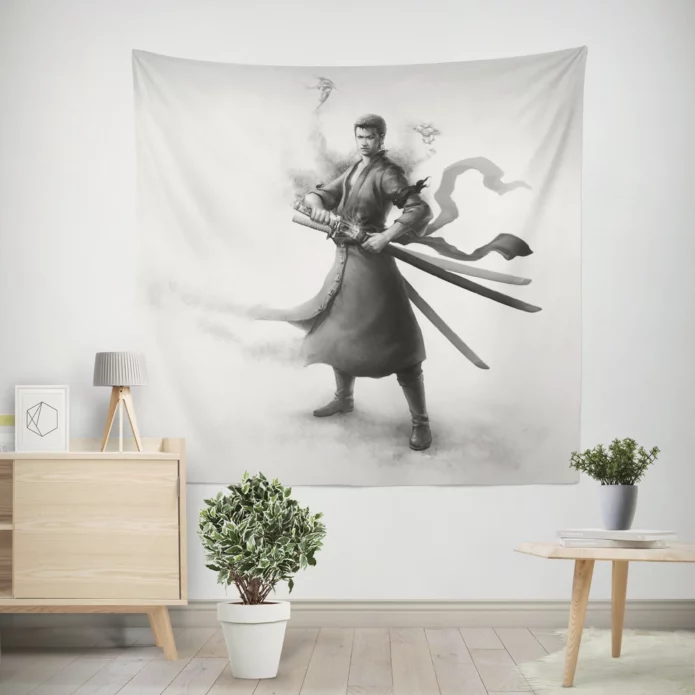 Zoro Roronoa One Piece Adventure Anime Wall Tapestry