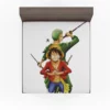 Zoro and Luffy One Piece Dynamic Duo Anime Fitted Sheet