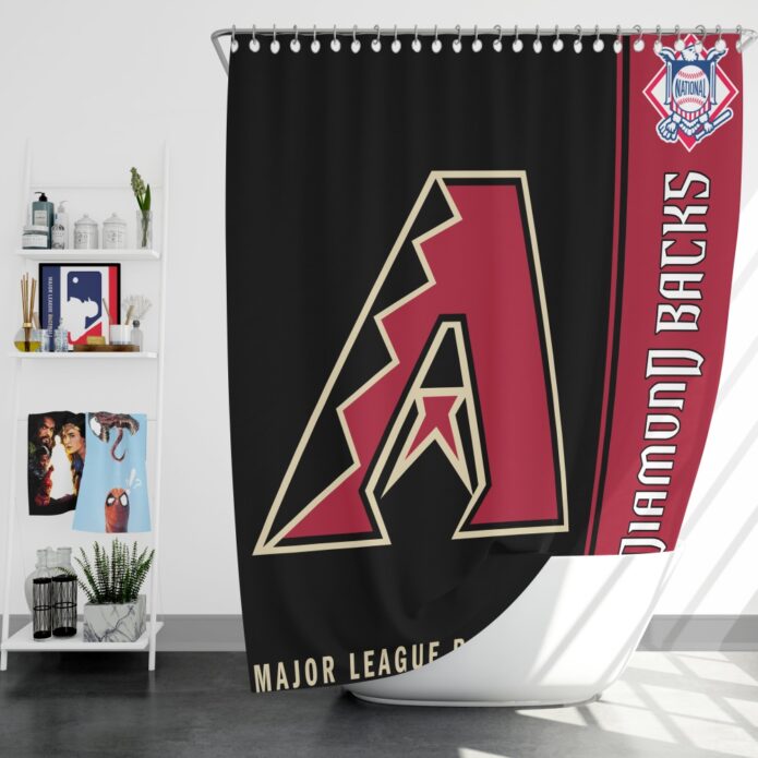 Arizona Diamondbacks MLB Baseball National League Bath Shower Curtain