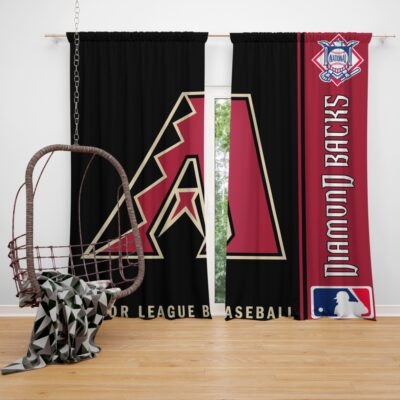 Arizona Diamondbacks MLB Baseball National League Window Curtain